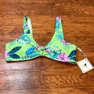 Kamoni Tropical Bikini Top NWT Size M